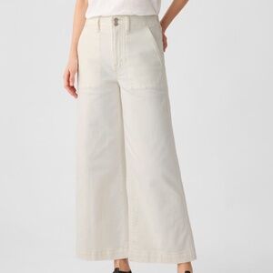 Gap High-Rise Wide-Leg Utility Jeans